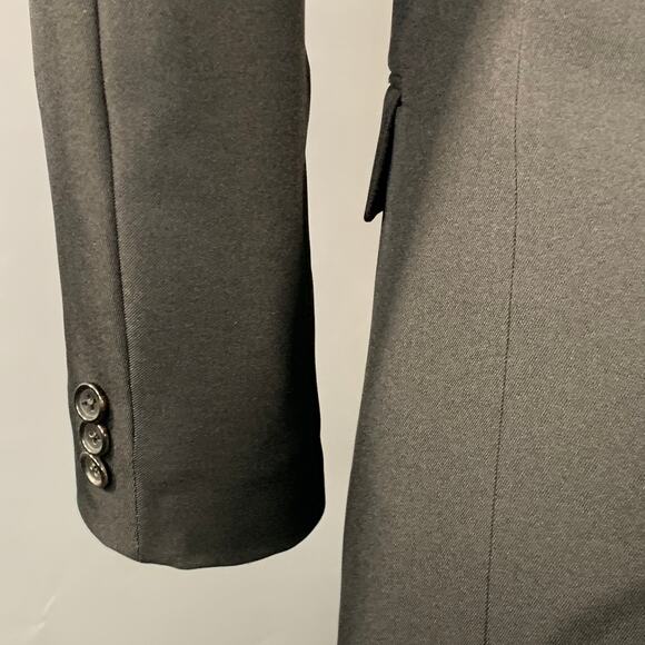 COMME des GARCONS HOMME PLUS AD2024 Size M Black Twill Wool Cutout Sport Coat - Picture 5 of 9